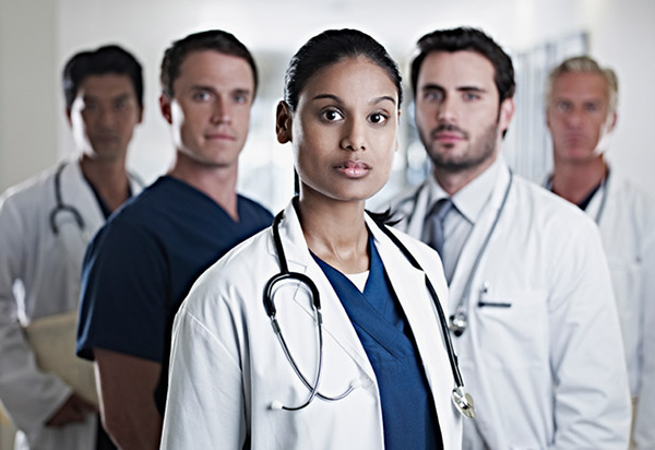 two doctors in hospital